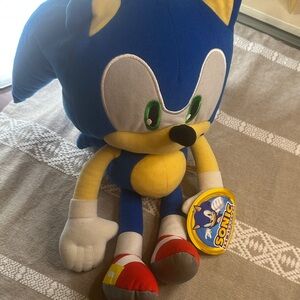 Sonic the Hedgehog Blue and Yellow Plush Toy